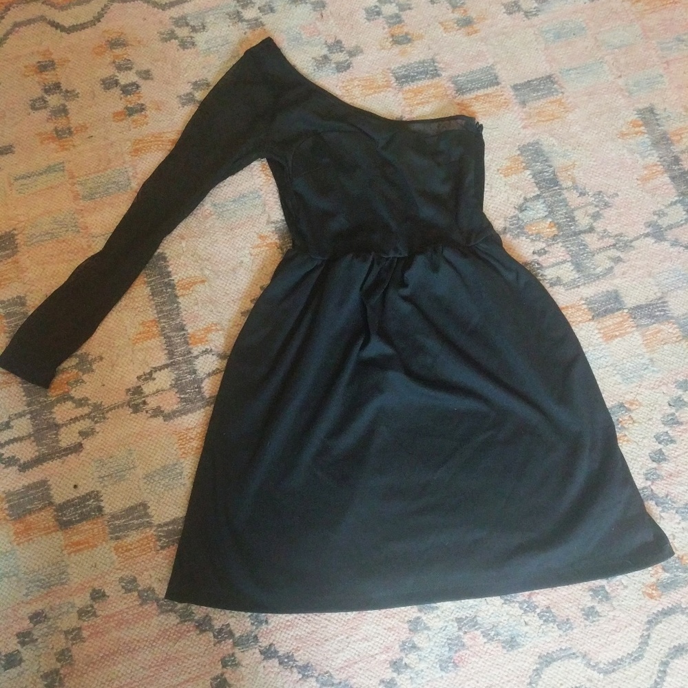 Zara One Shoulder Cocktail Dress